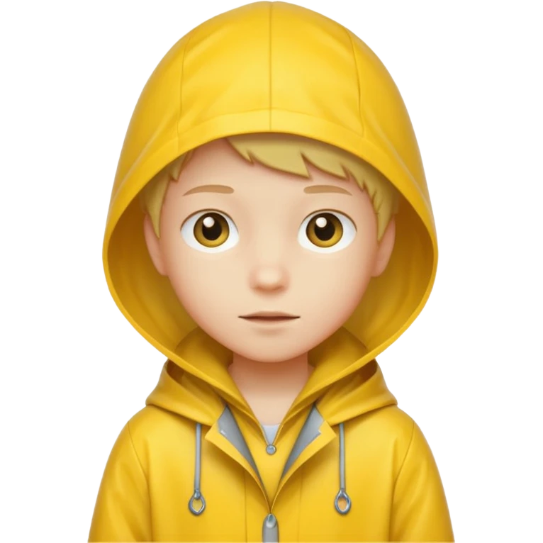 kid with raincoat emoji