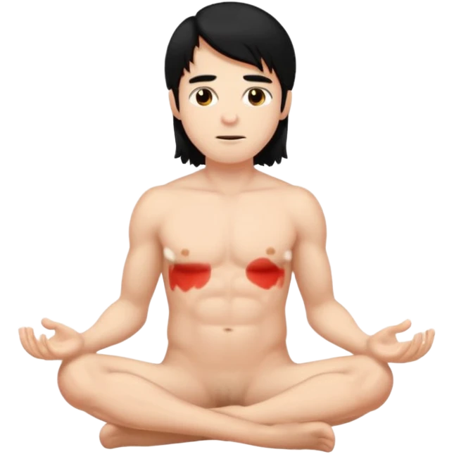 James iha long black hair naked sitting emoji