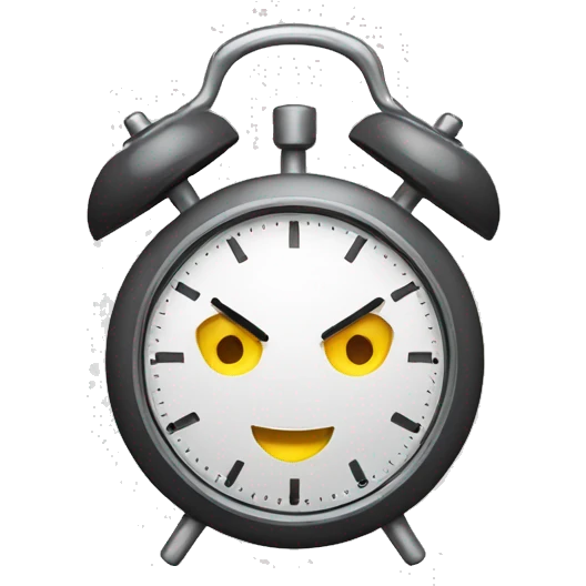 reloj de gimnasio emoji