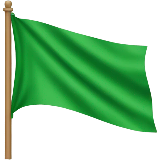 Green flag emoji