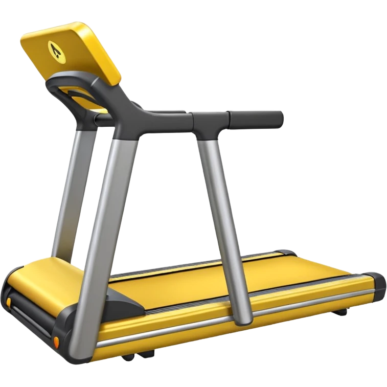 yellow treadmill emoji