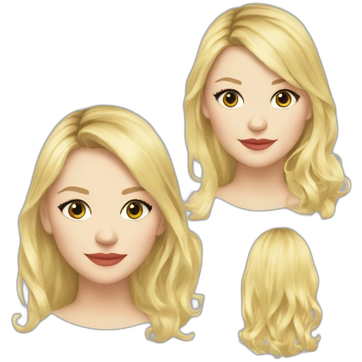 Kirsten dunst cabello castaño  emoji