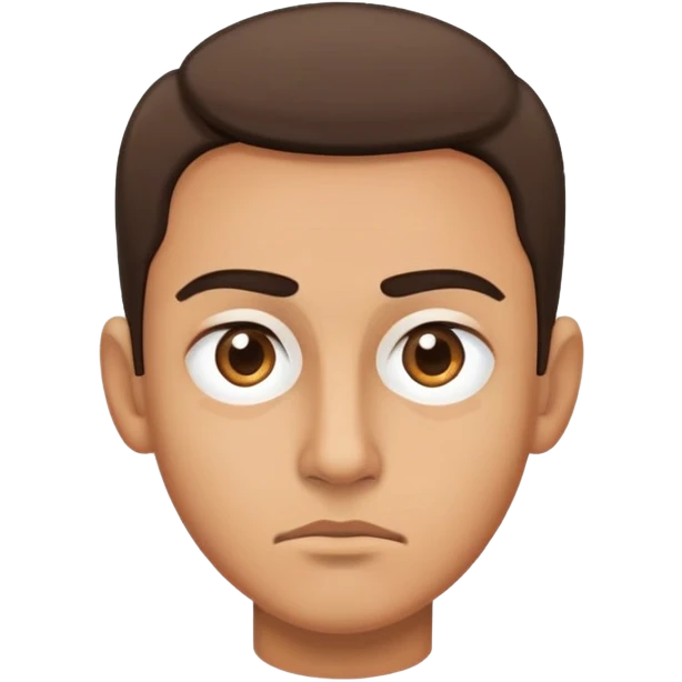 Raised eyebrows and side eye  emoji