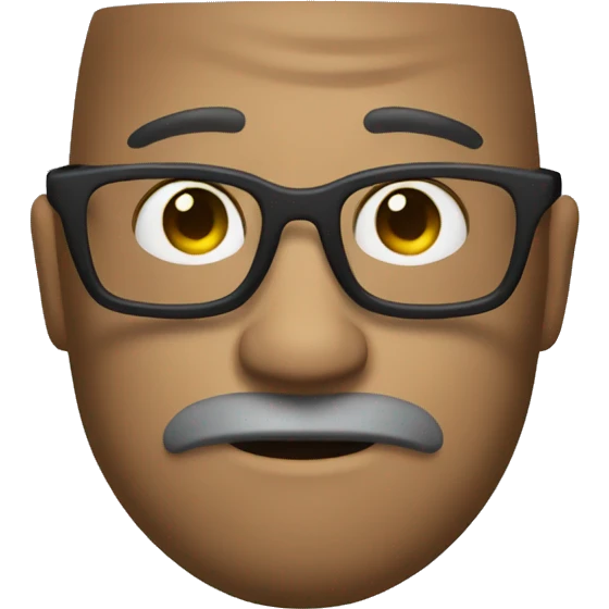 mono con lentes emoji