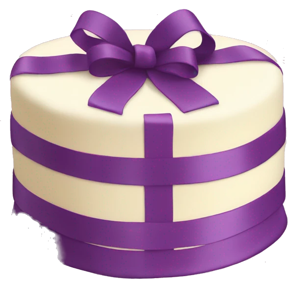 ribbon cake emoji