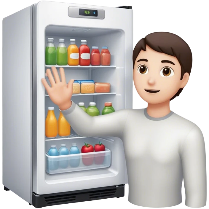 fridge open emoji