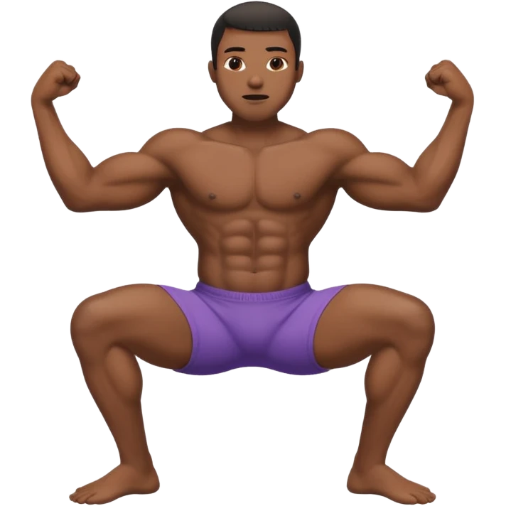 black person stretching their rectum open emoji