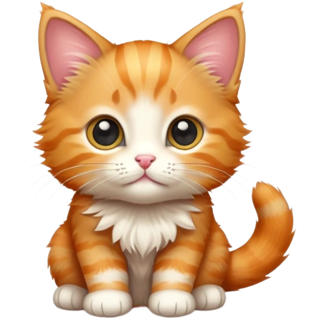 Ginger tabby kitten emoji