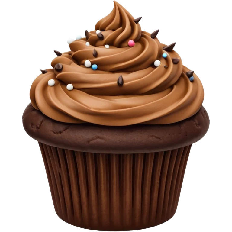 chocolate cupcate emoji