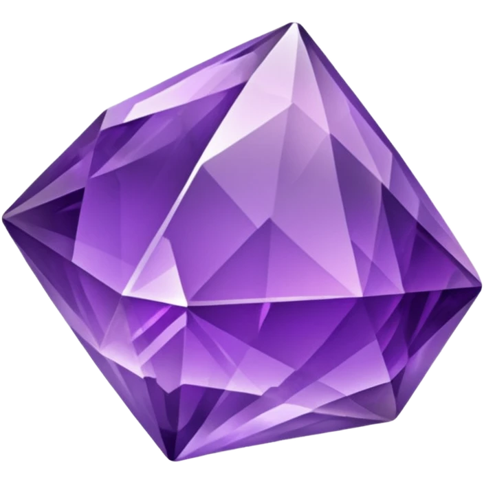 Amethyst crystal rock emoji