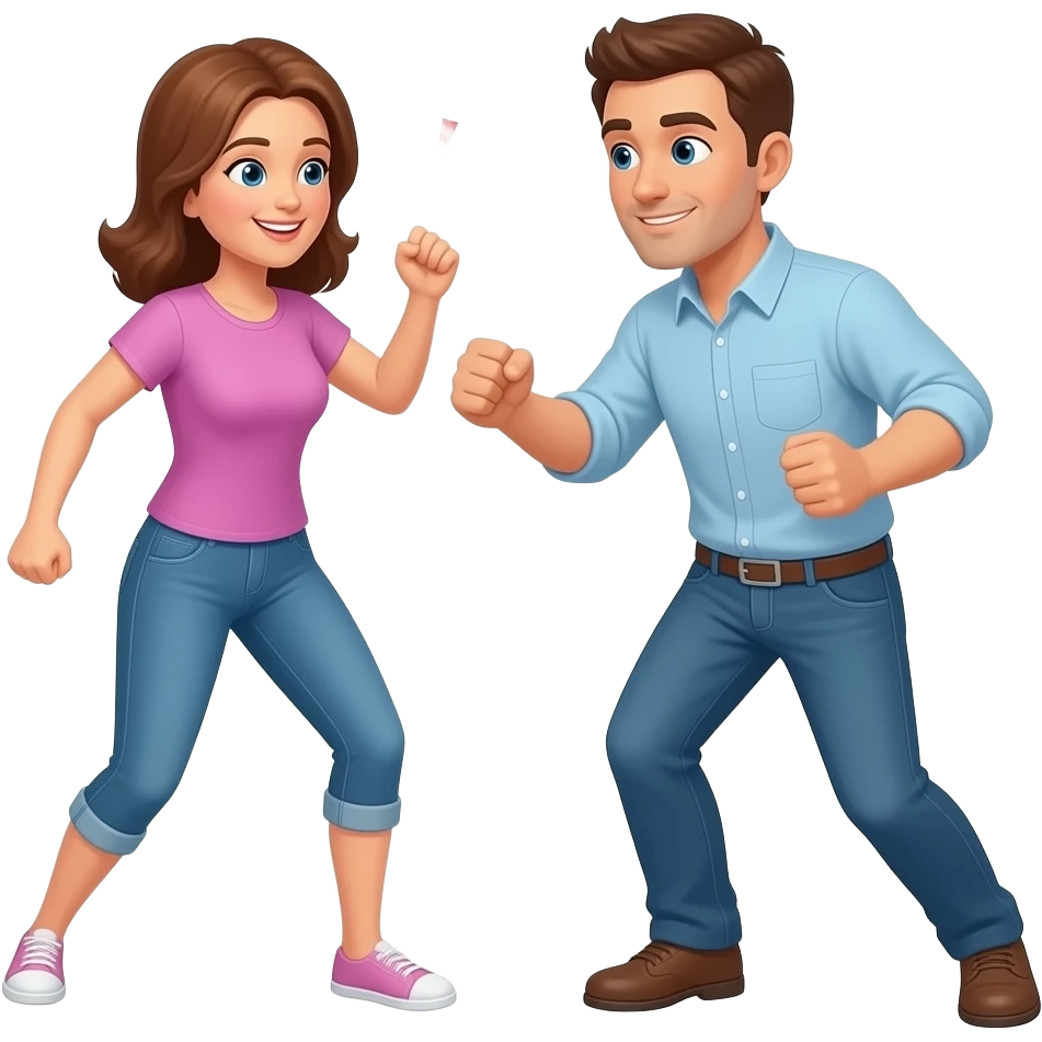 Man beating wife emoji
