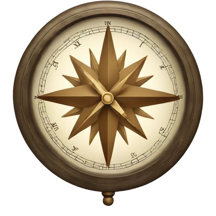 compass-looking pocket clock emoji