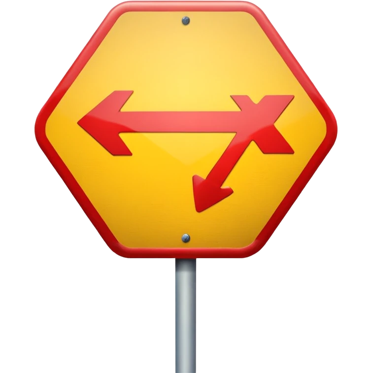 traffic sign board emoji