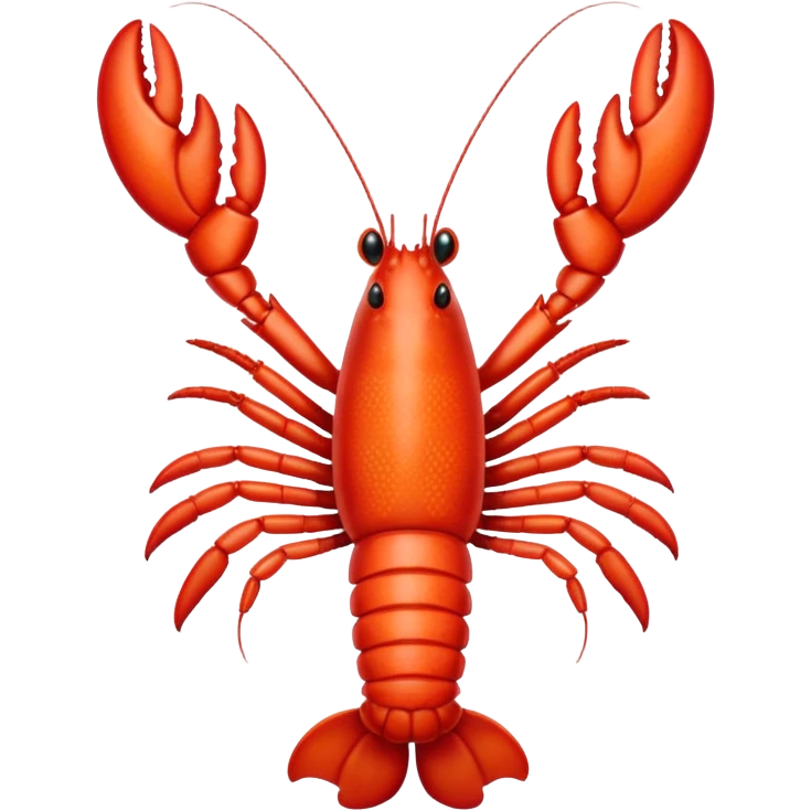 White white lobster  emoji
