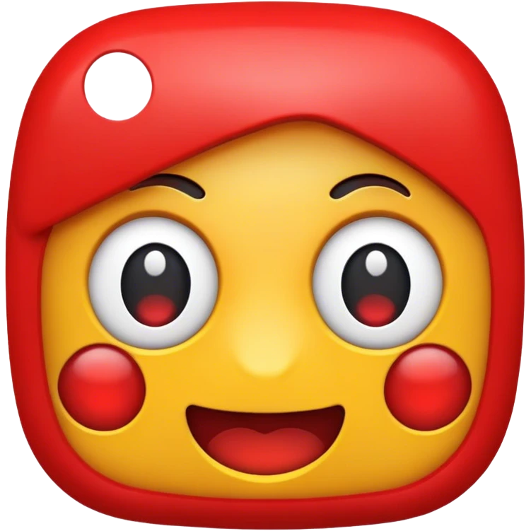 Emoji of YouTube icon emoji