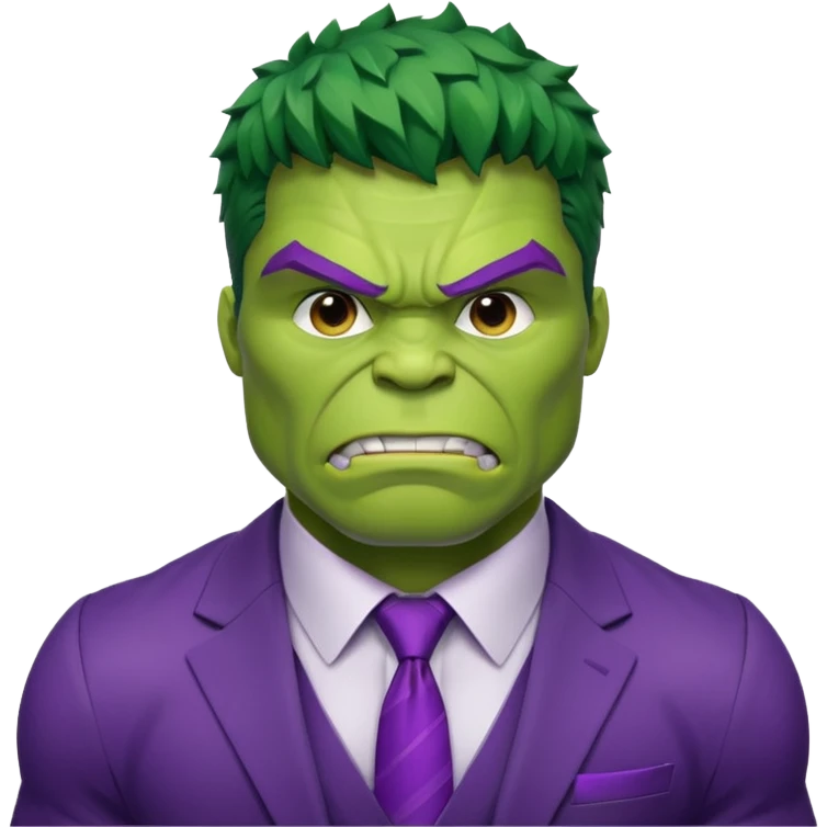 Hulk on shuit emoji