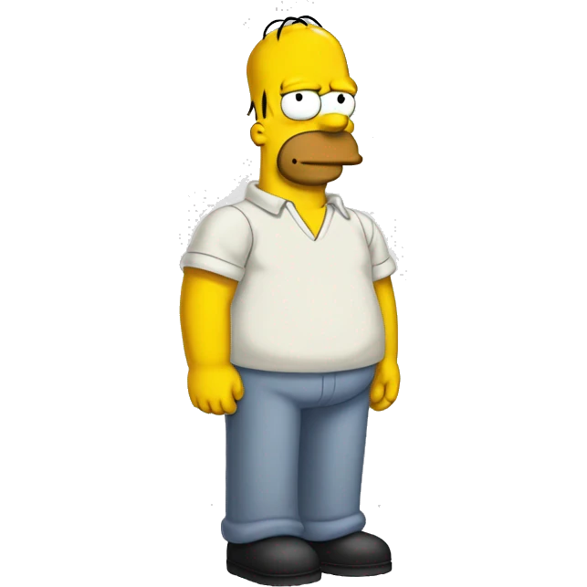 homero simpsons con hambre emoji