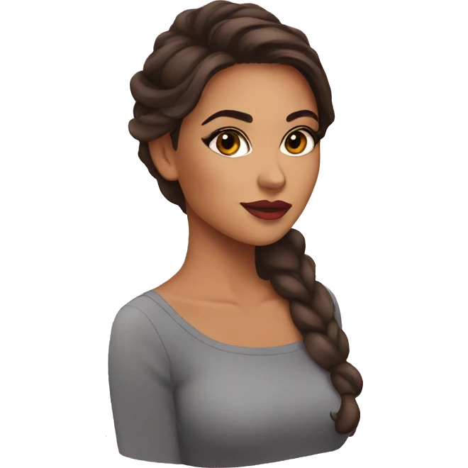 Latina makeup girl  emoji