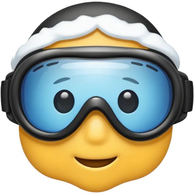 Snow goggles emoji