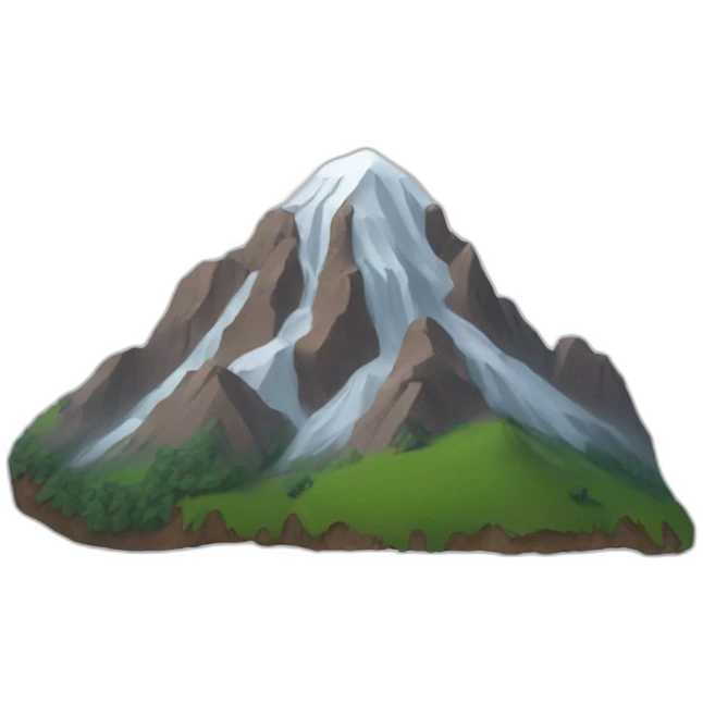 Mountain emoji