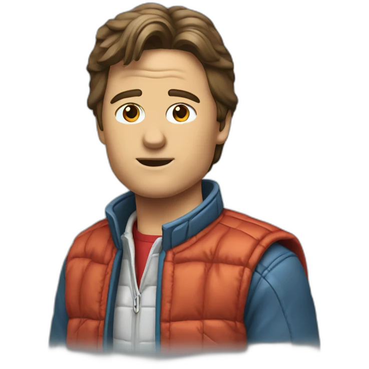 Marty mcfly emoji