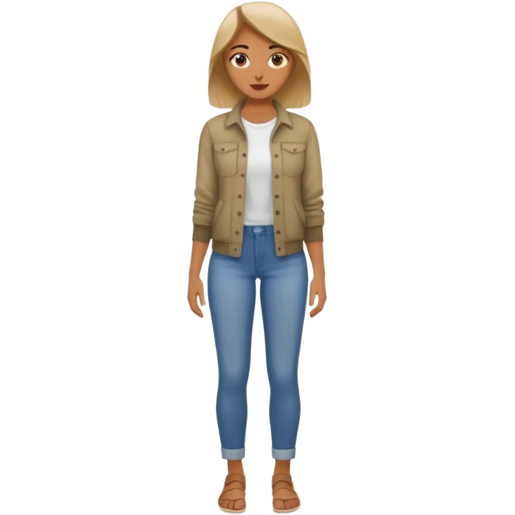 MUJER CUERPO COMPLETO ROPA CASUAL emoji