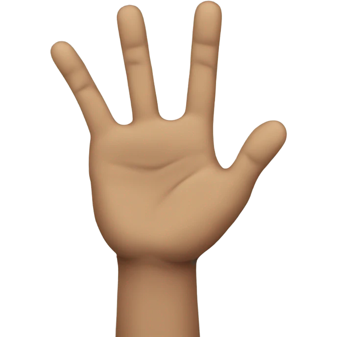 talk to the hand emoji