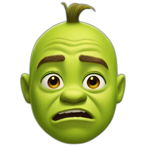 Shrek cry emoji