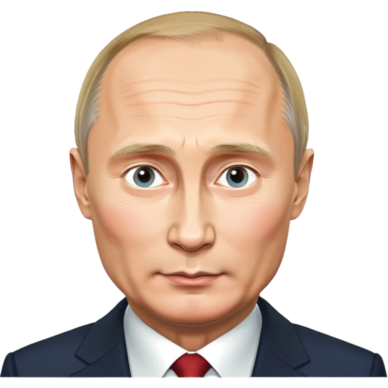 Vladimir Putin portrait emoji
