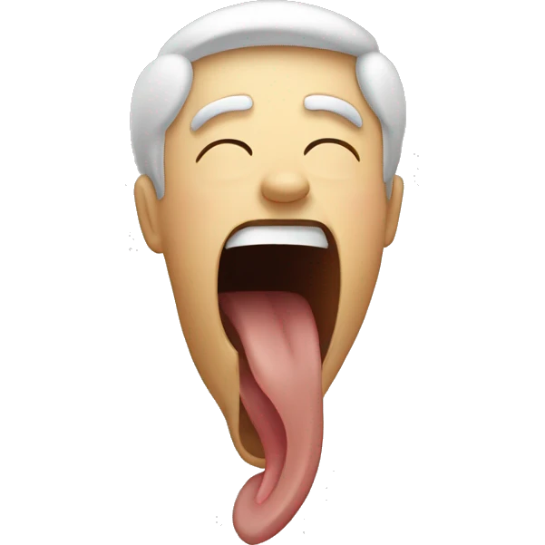 yawn emoji