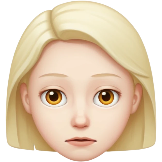 Awkward stare emoji
