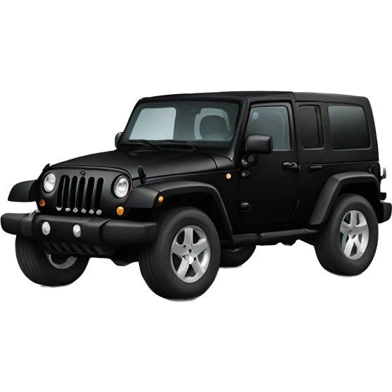 black jeep wrangler emoji