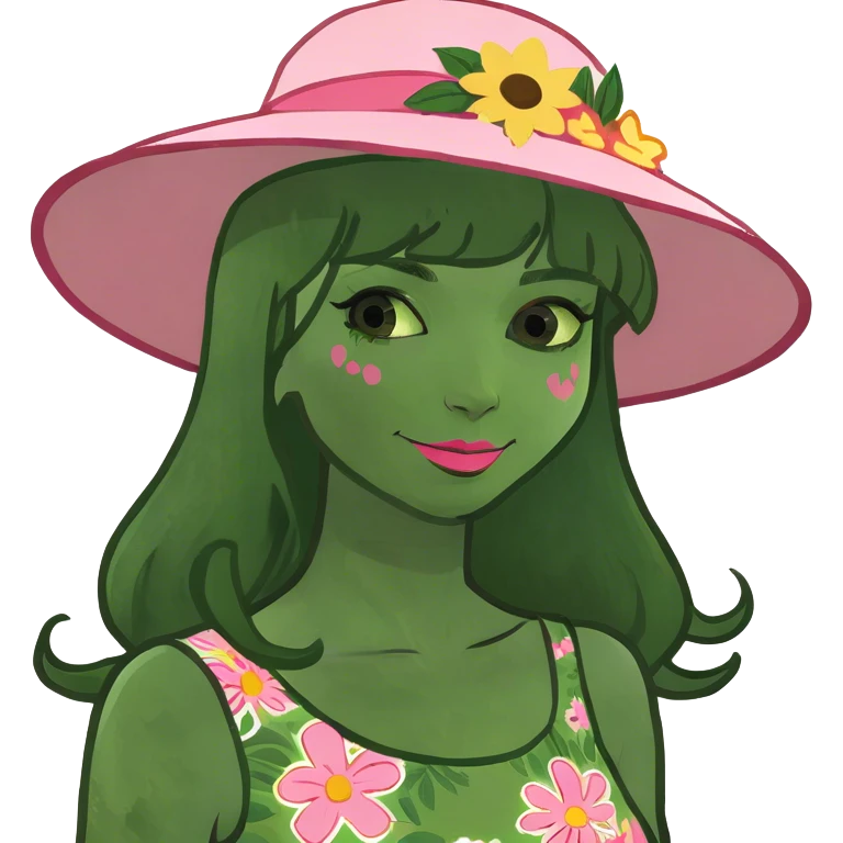 Girlie girl emoji