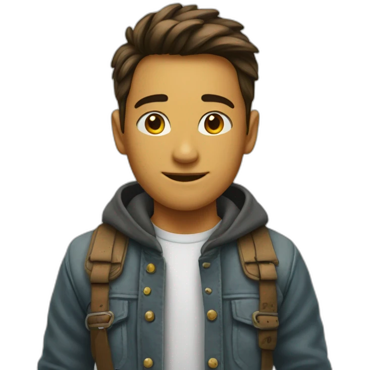 Garçon a genoux devant une fille emoji