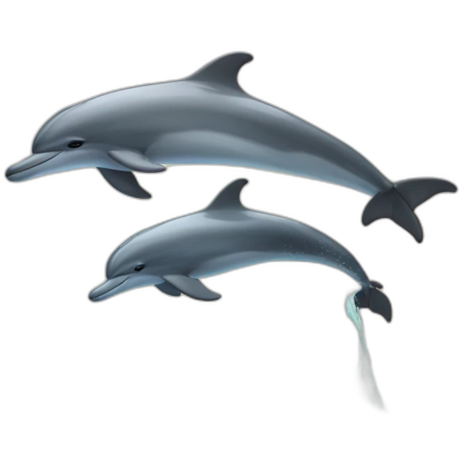 Bottlenose dolphin emoji