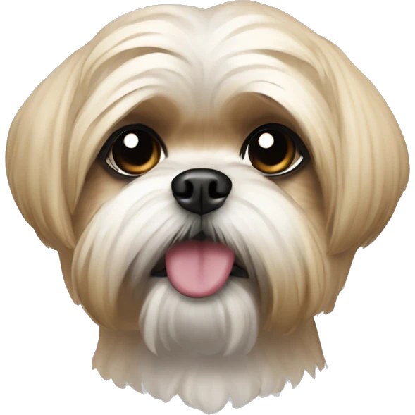 Blonde shih tzu emoji
