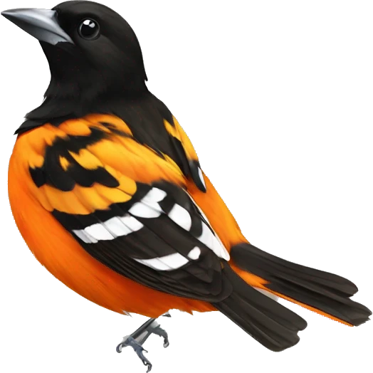 baltimore oriole flyin emoji