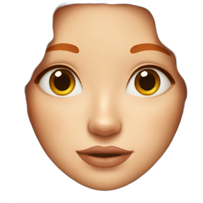 redhead woman has light skin with freckles sending a kiss emoji