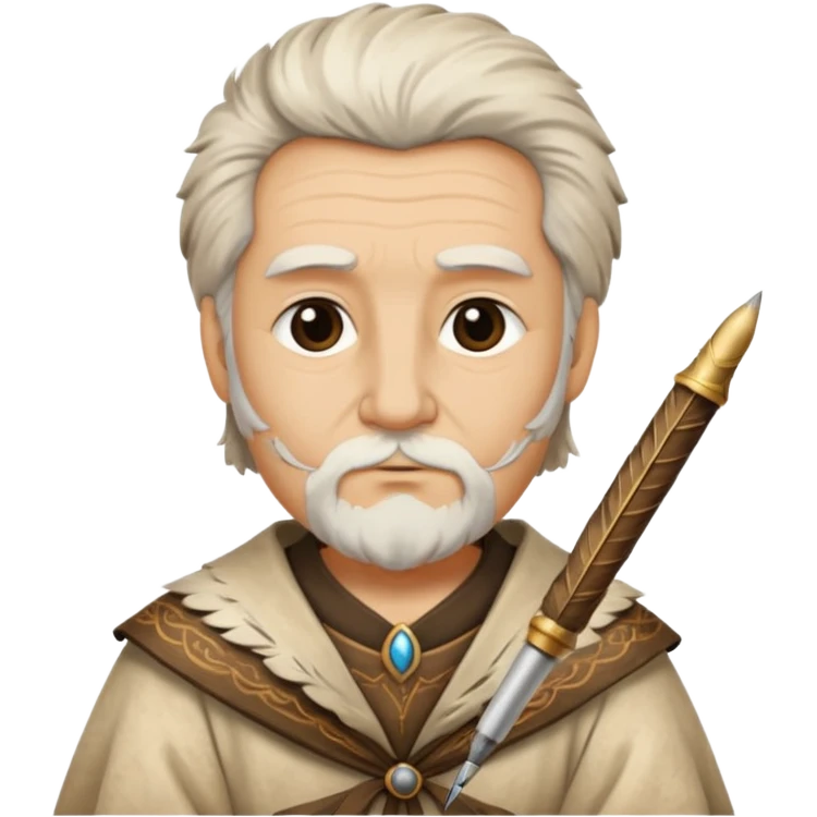ancient Feathered pen scholar emoji