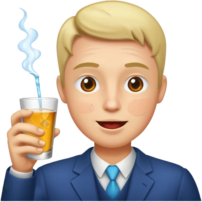 Drinking shots emoji