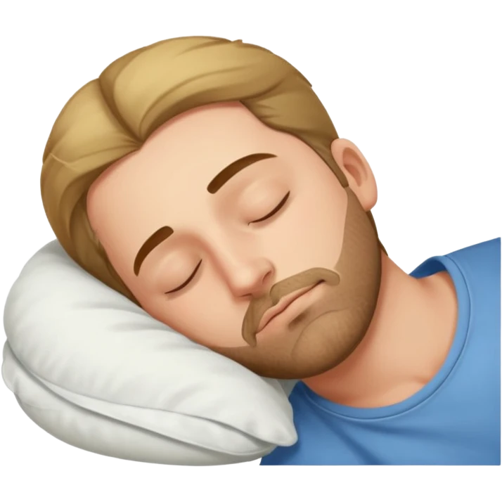 man sleeping emoji