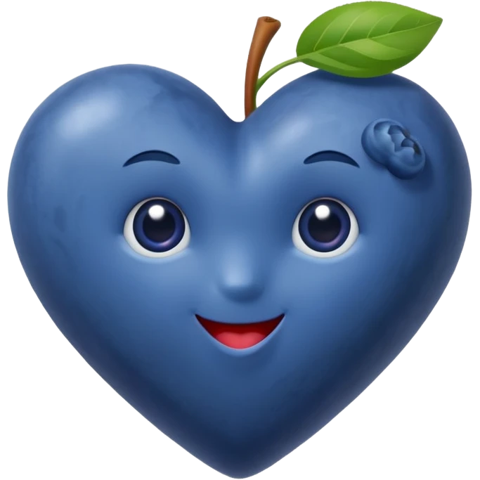 heart blueberry farm  emoji