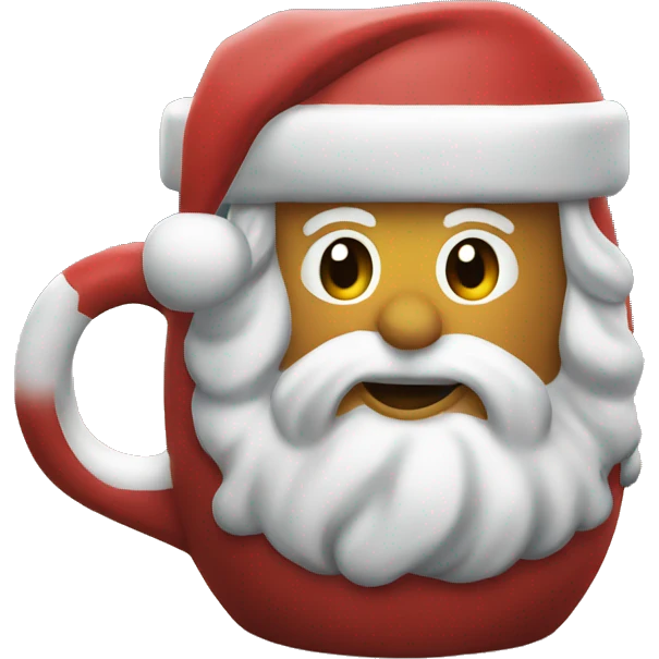 Santa mug aesthetic  emoji