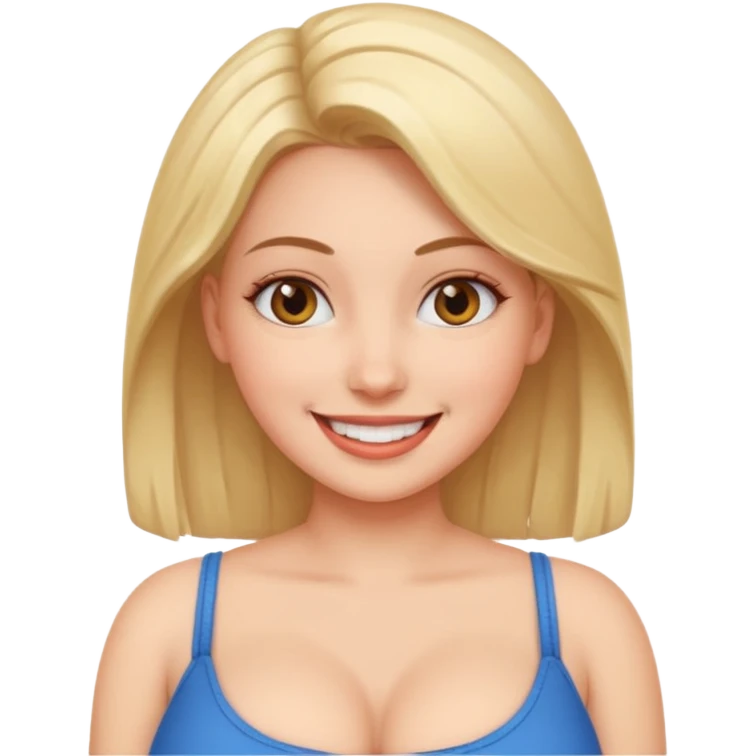 girl with big naked boobs emoji
