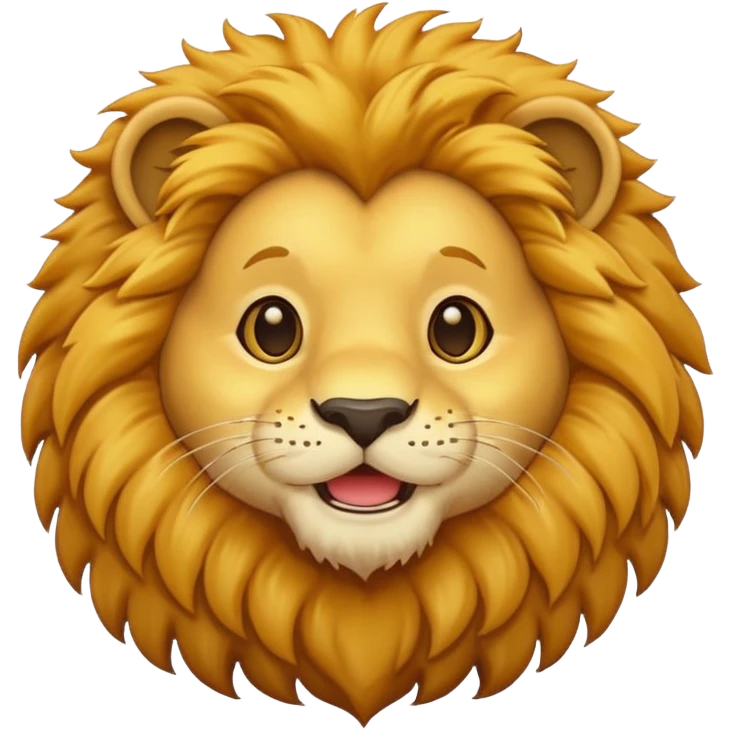 cute lion emoji