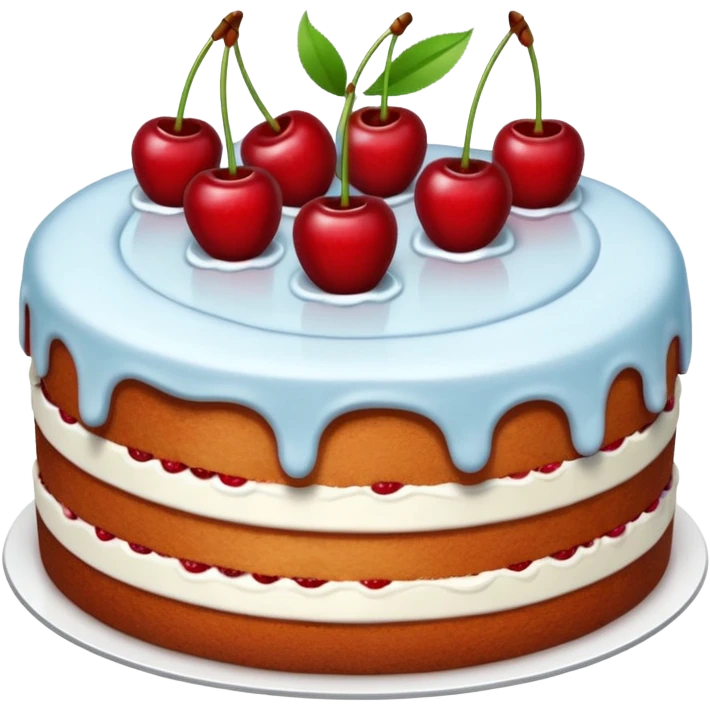 Cherry cake emoji
