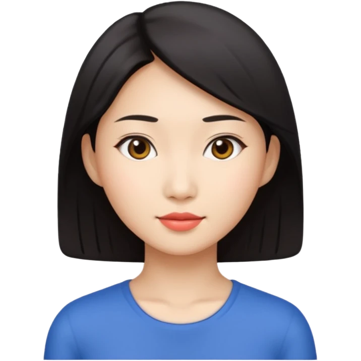Asian women slim body emoji