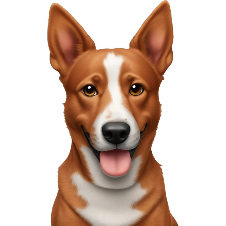 red cattle dog emoji