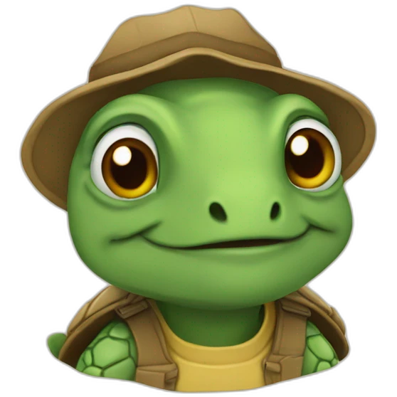 writer turtle emoji