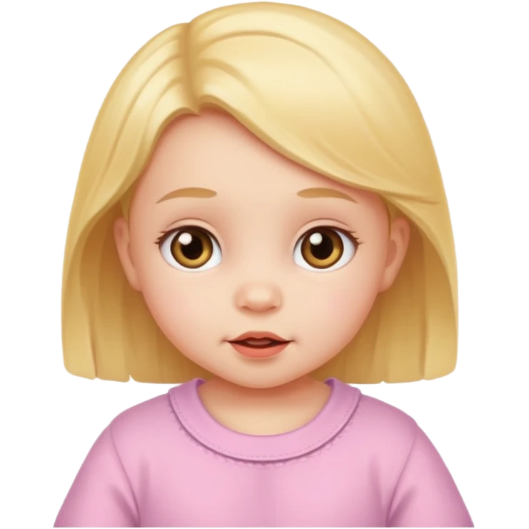 Girl baby emoji